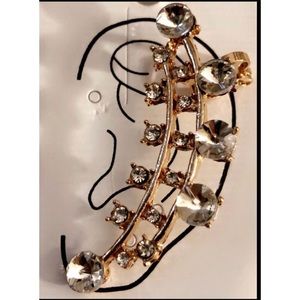 Gold Clip Ear Cuff Stud